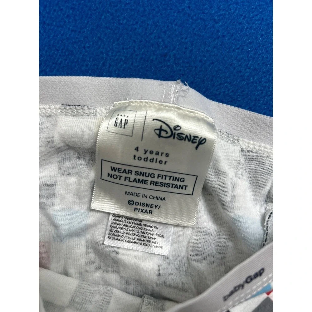 Lot of 5 Baby Gap 4T Mixed Pajamas PJ tank top & pants & Disney Mickey tee
